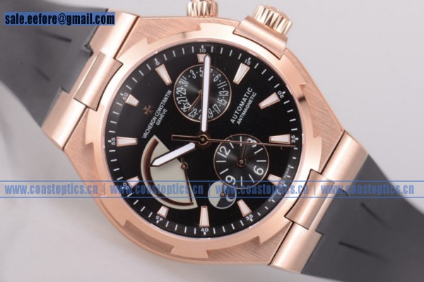 Replica Vacheron Constantin Overseas Dual Time Watch Rose Gold 47450/000R-9406